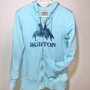 Womens Small Burton Front Zip Sweater